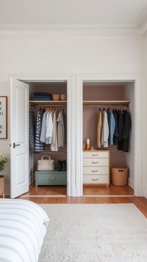 Chic Open Boutique-Style Wardrobe for a Curated Aesthetic