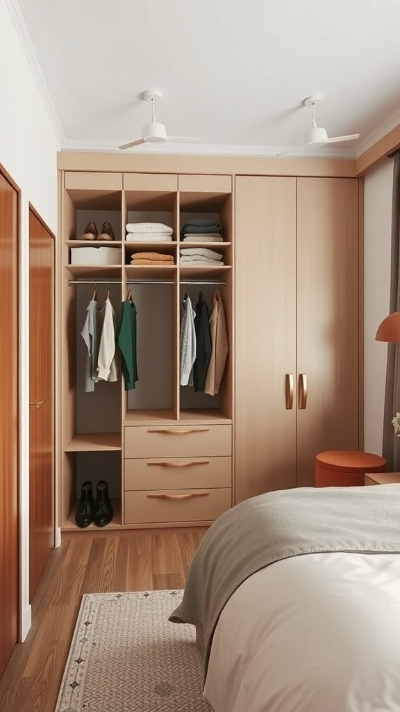 Compact Multi-Functional Wardrobe Layouts for Small Bedrooms
