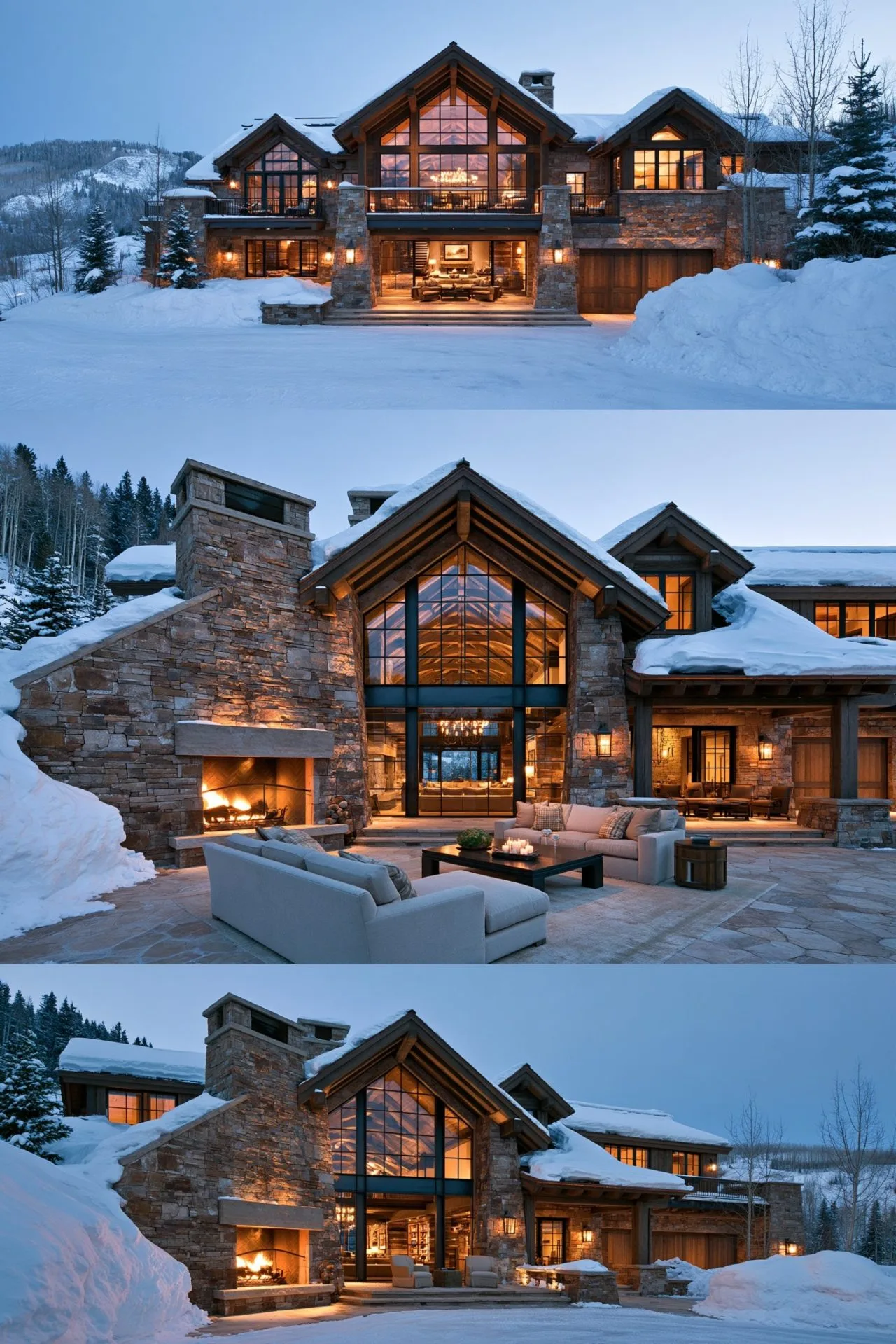 10 Luxury Winter Mansion Designs for Cozy Living Hero
