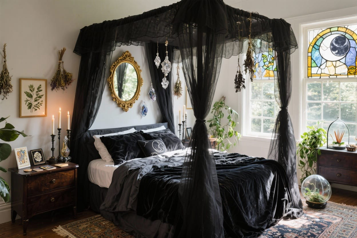 20 Witchy Bedroom Decor Ideas for a Moody, Magical Retreat Hero