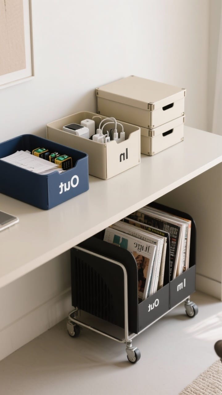 Muted Colored Desk Accessory Set