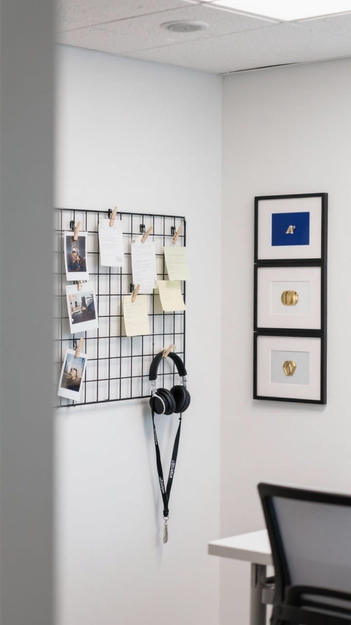 Cork Board on Cubicle Wall