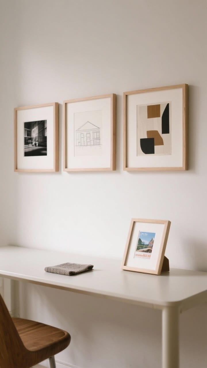 Framed Family Photo on Desk