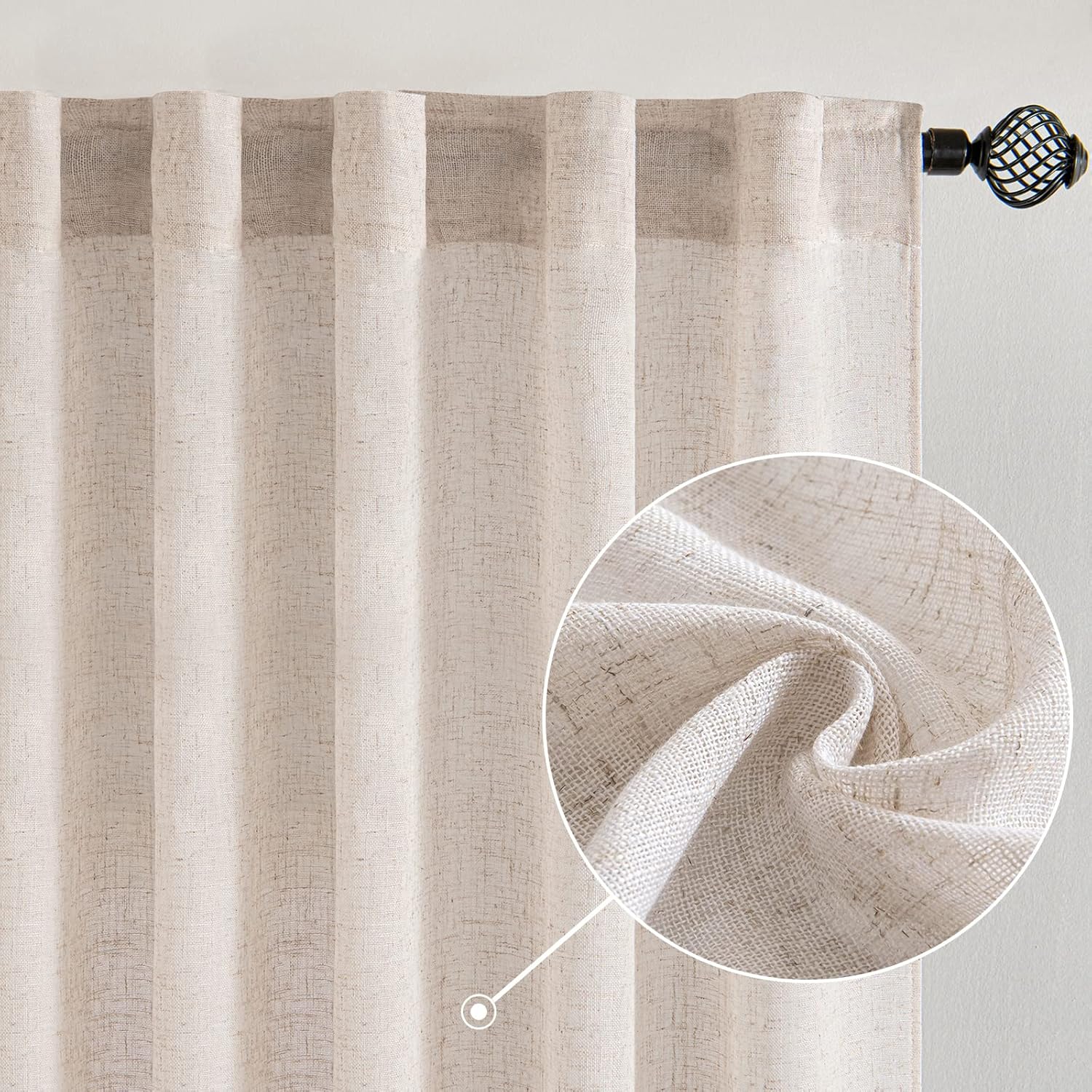 Linen or Linen-Look Curtains