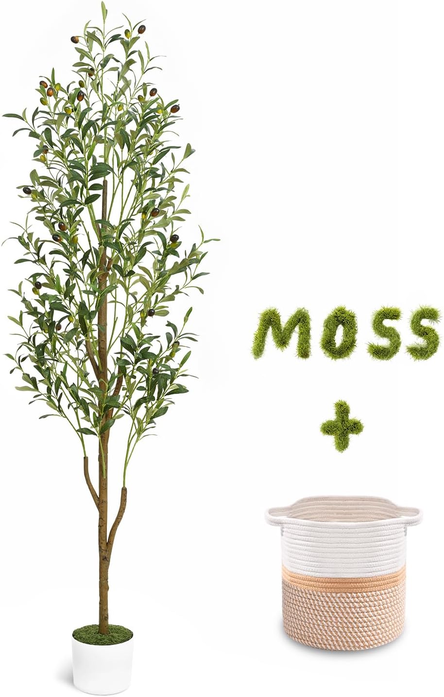 Faux Olive Tree or Natural Greenery